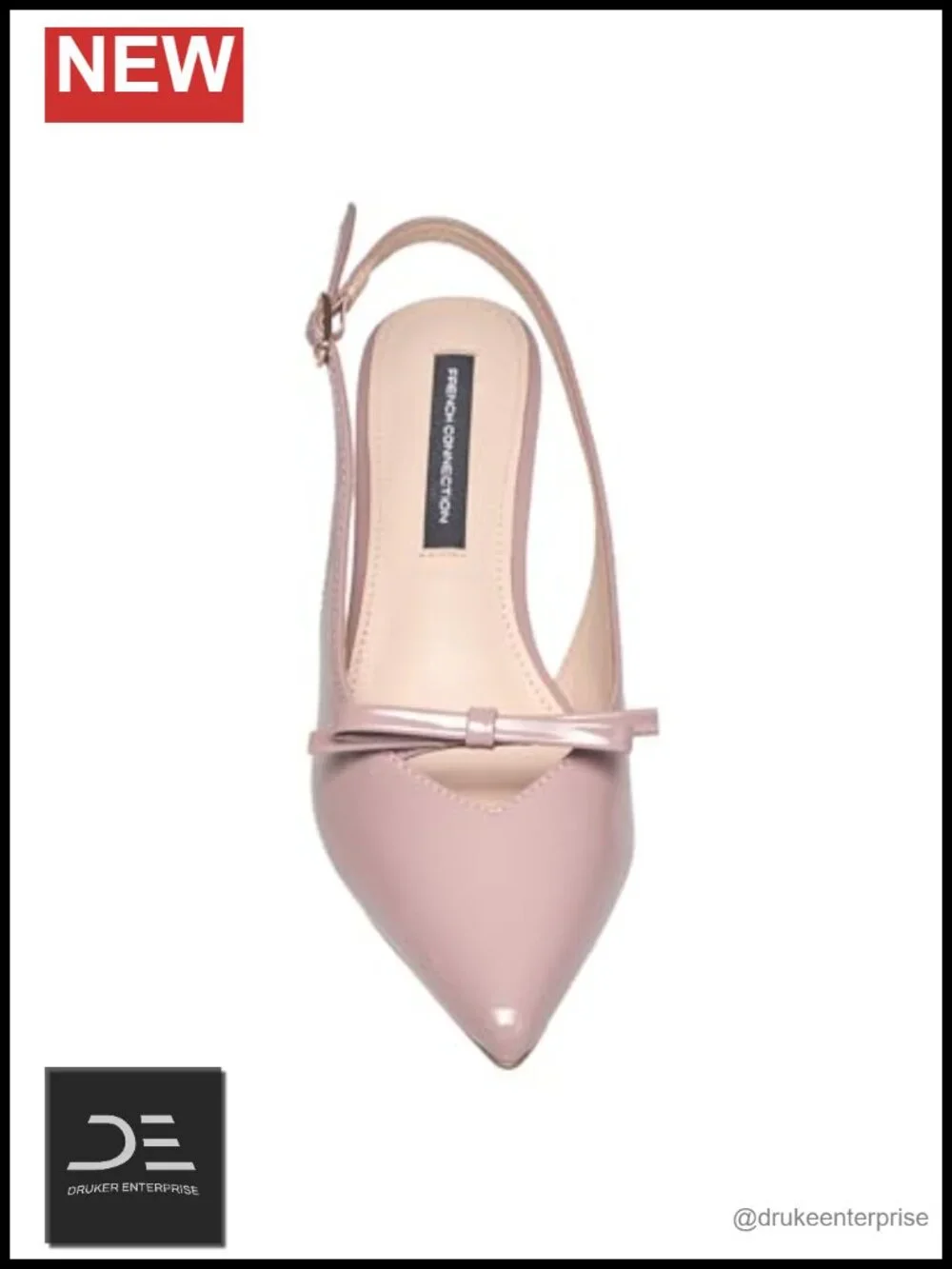 Slingback Pointed Toe Heels Women's Dress Shoes Adjustable Strap
